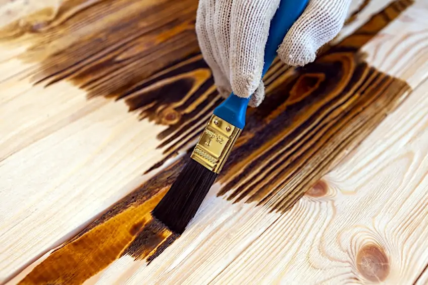 how long should wood stain dry before polyurethane