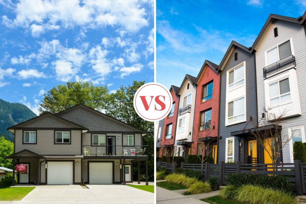 What is a Townhouse vs Duplex