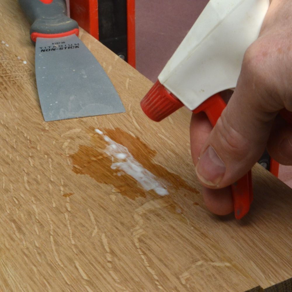 how to remove wood glue