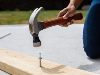 attach wood to concrete without drilling