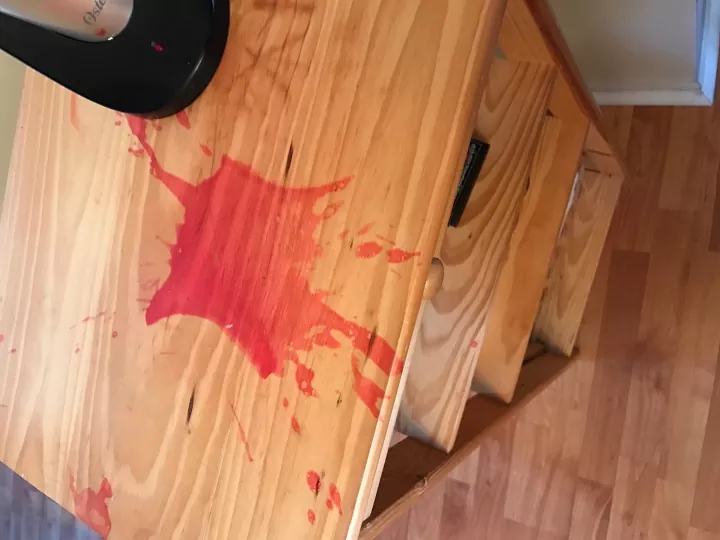 how to remove candle wax from wood