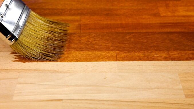 how long should wood stain dry before polyurethane