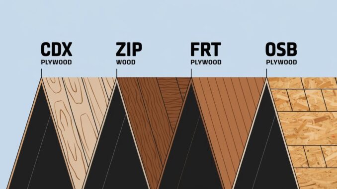 what thickness plywood for roof