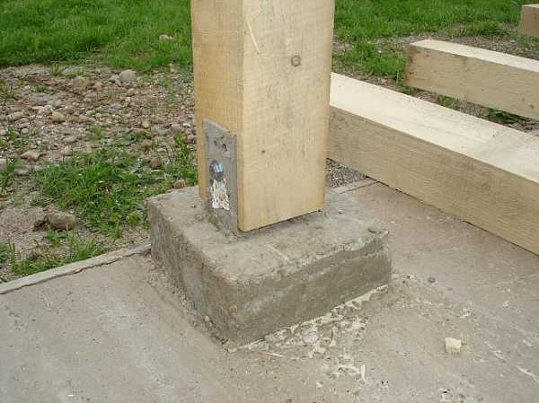 attach wood to concrete without drilling