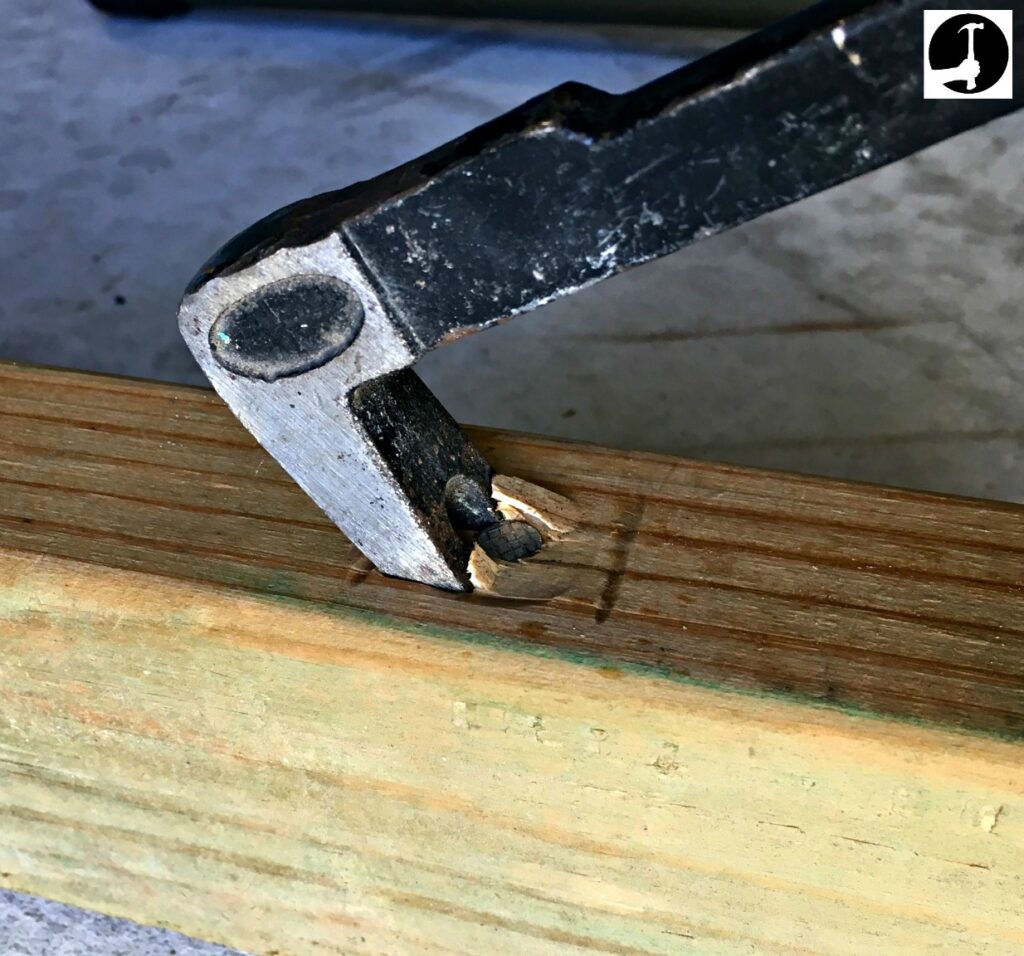 remove nails from wood