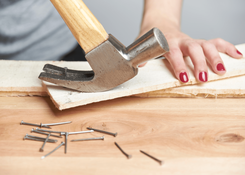 remove nails from wood