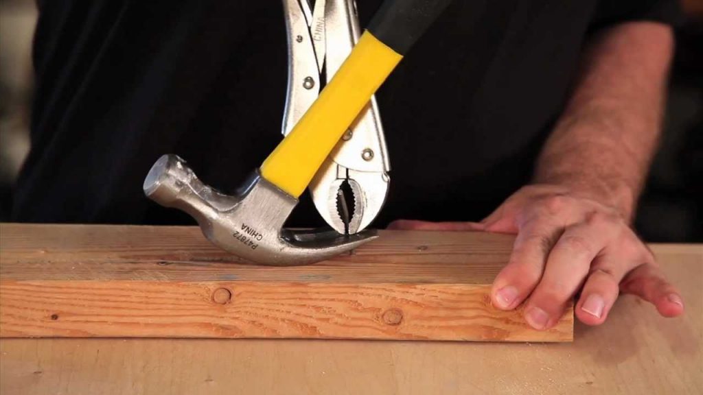 remove nails from wood